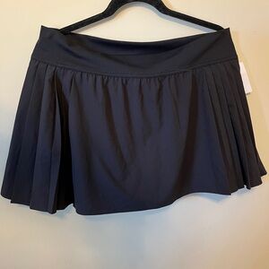 Z by Zella Black Pleated Mini Skater Skirt for Athletic Wear